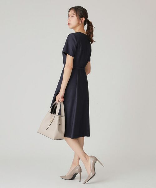 COUP DE CHANCE / クードシャンス ミニ丈・ひざ丈ワンピース | 【手洗い可／日本製】Aラインフレアワンピース | 詳細6