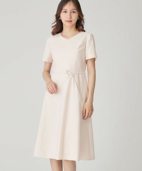 COUP DE CHANCE / クードシャンス ミニ丈・ひざ丈ワンピース | 【手洗い可／日本製】Aラインフレアワンピース | 詳細9