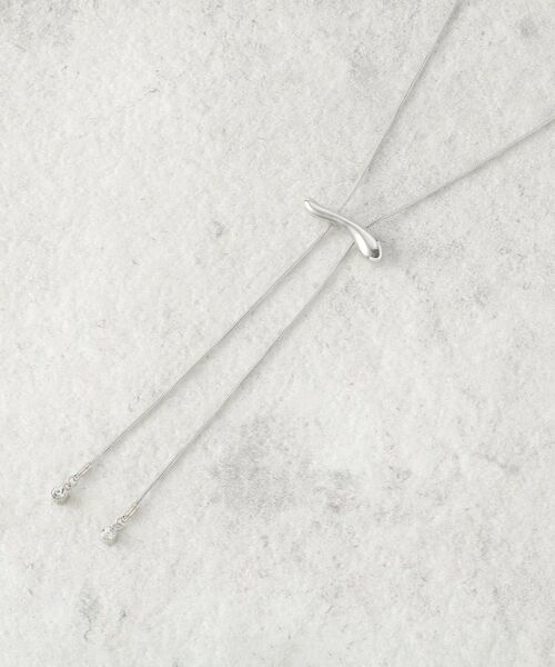 COUP DE CHANCE / クードシャンス ネックレス・ペンダント・チョーカー | ウェーブスライダー／長さ調整可能／ストーン使い | 詳細1