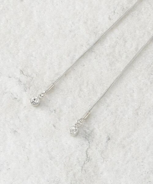 COUP DE CHANCE / クードシャンス ネックレス・ペンダント・チョーカー | ウェーブスライダー／長さ調整可能／ストーン使い | 詳細4