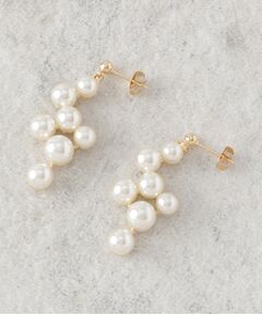 COUP DE CHANCE / クードシャンス ピアス・イヤリング | グレープパール調／パール調ピアス