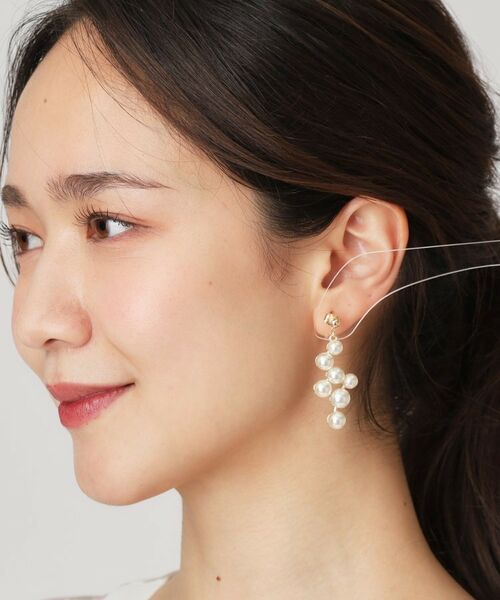 COUP DE CHANCE / クードシャンス ピアス・イヤリング | グレープパール調／パール調ピアス | 詳細5