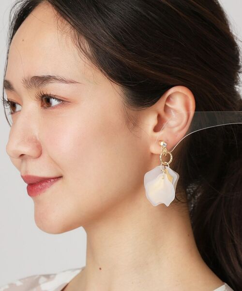 COUP DE CHANCE / クードシャンス ピアス・イヤリング | ペタルイヤリング／花びらモチーフ／大人フェミニン | 詳細6