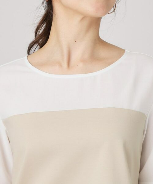 COUP DE CHANCE / クードシャンス カットソー | 【手洗い可／日本製】異素材組合せのジャージトップス | 詳細15