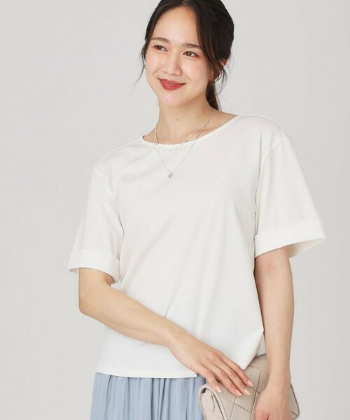 COUP DE CHANCE / クードシャンス カットソー | 【手洗い可】袖デザインのプルオーバー | 詳細2