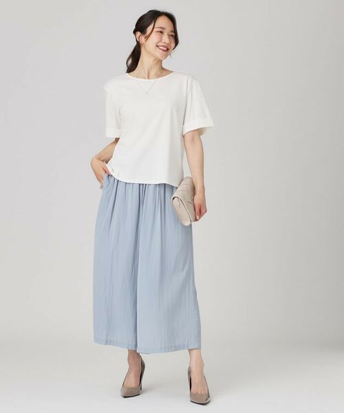 COUP DE CHANCE / クードシャンス カットソー | 【手洗い可】袖デザインのプルオーバー | 詳細3