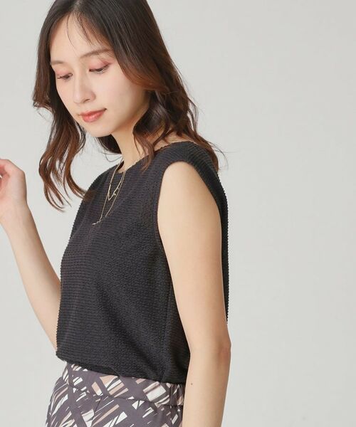 COUP DE CHANCE / クードシャンス カットソー | 【手洗い可/日本製】ジャカードジャージトップス | 詳細5