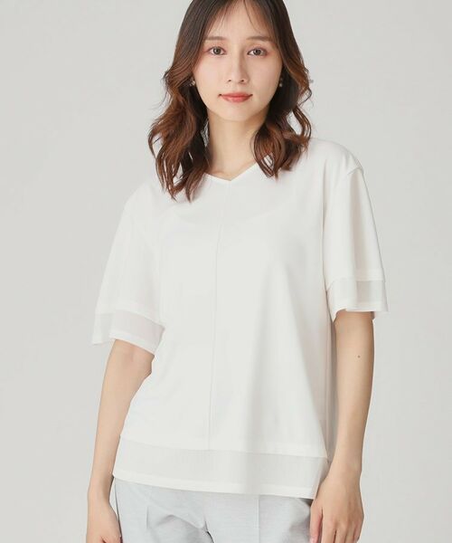 COUP DE CHANCE / クードシャンス カットソー | 【手洗い可】リラクシージャージトップス | 詳細1