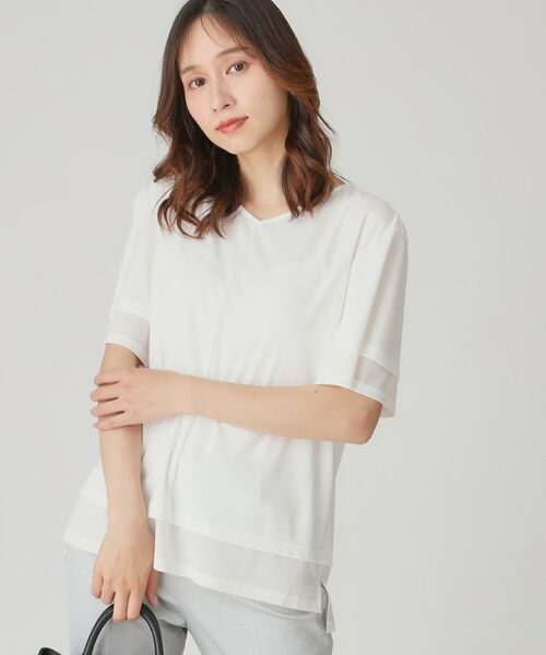 COUP DE CHANCE / クードシャンス カットソー | 【手洗い可】リラクシージャージトップス | 詳細2