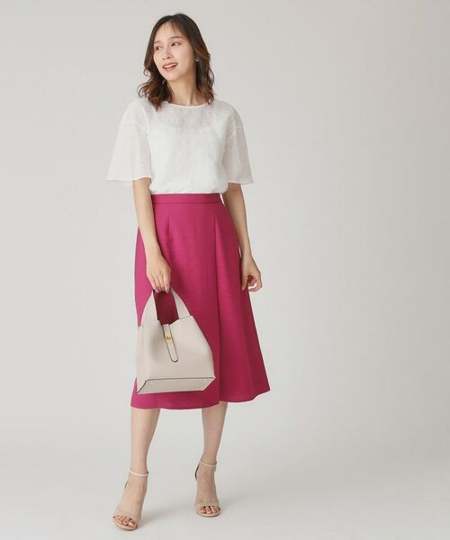 COUP DE CHANCE / クードシャンス カットソー | 【手洗い可／日本製】ジオメボーダーレースカットソー | 詳細3