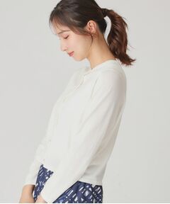 COUP DE CHANCE / クードシャンス カーディガン・ボレロ | 【手洗い可/軽量】シンプルラメ混カーディガン