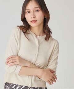 COUP DE CHANCE / クードシャンス カーディガン・ボレロ | 【手洗い可/軽量】シンプルラメ混カーディガン