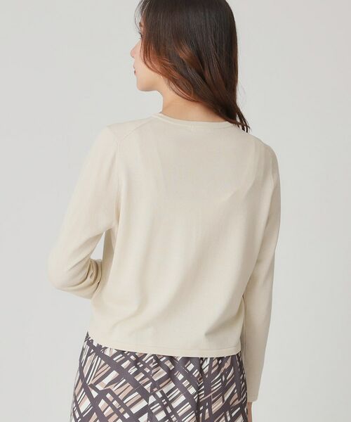 COUP DE CHANCE / クードシャンス カーディガン・ボレロ | 【手洗い可/軽量】シンプルラメ混カーディガン | 詳細15