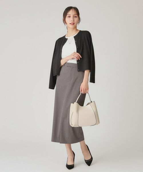 COUP DE CHANCE / クードシャンス カーディガン・ボレロ | 【手洗い可/軽量】シンプルラメ混カーディガン | 詳細6