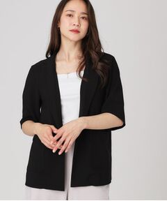 COUP DE CHANCE / クードシャンス テーラードジャケット | 【手洗い可／日本製】五分袖ジャケット