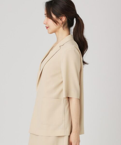 COUP DE CHANCE / クードシャンス テーラードジャケット | 【手洗い可/日本製】五分袖ジャケット | 詳細10