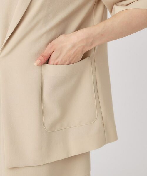 COUP DE CHANCE / クードシャンス テーラードジャケット | 【手洗い可/日本製】五分袖ジャケット | 詳細14