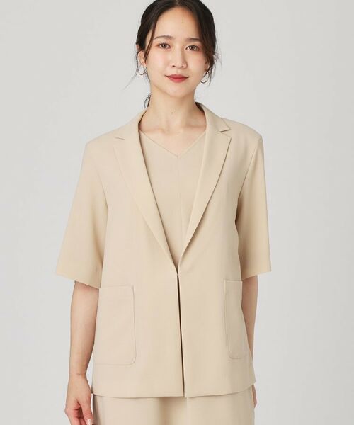 COUP DE CHANCE / クードシャンス テーラードジャケット | 【手洗い可/日本製】五分袖ジャケット | 詳細9