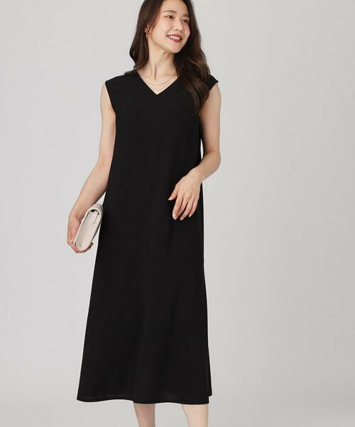 COUP DE CHANCE / クードシャンス ミニ丈・ひざ丈ワンピース | 【手洗い可／日本製】フレアワンピース | 詳細1