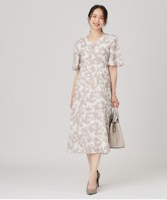 COUP DE CHANCE / クードシャンス ミニ丈・ひざ丈ワンピース | 【手洗い可／日本製】花柄ワンピース