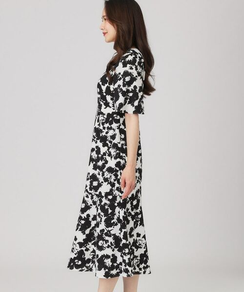 COUP DE CHANCE / クードシャンス ミニ丈・ひざ丈ワンピース | 【手洗い可/日本製】花柄ワンピース | 詳細10