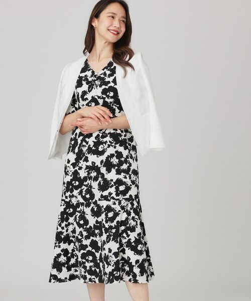 COUP DE CHANCE / クードシャンス ミニ丈・ひざ丈ワンピース | 【手洗い可/日本製】花柄ワンピース | 詳細6