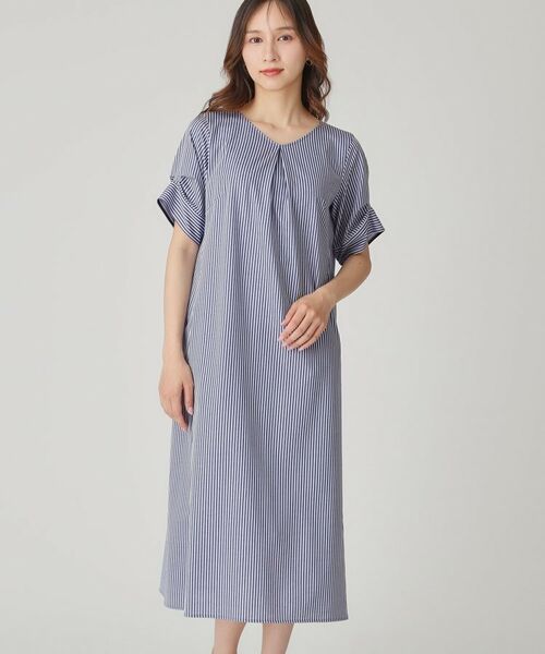 COUP DE CHANCE / クードシャンス ミニ丈・ひざ丈ワンピース | 【手洗い可／日本製】リラクシーワンピース | 詳細12