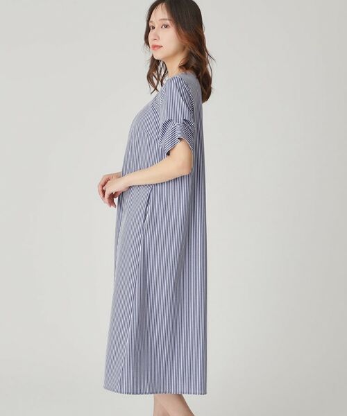 COUP DE CHANCE / クードシャンス ミニ丈・ひざ丈ワンピース | 【手洗い可／日本製】リラクシーワンピース | 詳細13