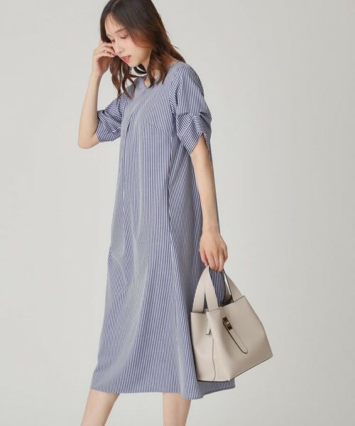 COUP DE CHANCE / クードシャンス ミニ丈・ひざ丈ワンピース | 【手洗い可／日本製】リラクシーワンピース | 詳細5