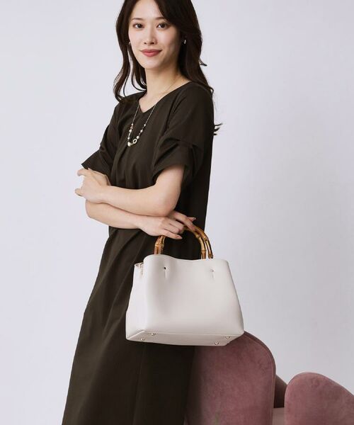 COUP DE CHANCE / クードシャンス ミニ丈・ひざ丈ワンピース | 【手洗い可／日本製】リラクシーワンピース | 詳細9