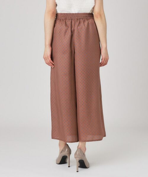 COUP DE CHANCE / クードシャンス ショート・ハーフ・半端丈パンツ | 【手洗い可／日本製】小紋柄ワイドパンツ | 詳細11