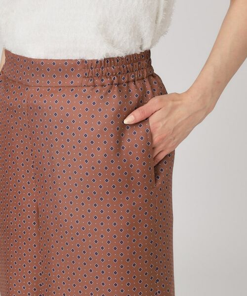 COUP DE CHANCE / クードシャンス ショート・ハーフ・半端丈パンツ | 【手洗い可／日本製】小紋柄ワイドパンツ | 詳細14