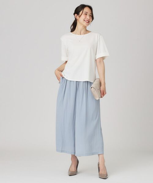 COUP DE CHANCE / クードシャンス ショート・ハーフ・半端丈パンツ | 【手洗い可／ウエストゴム】スカーチョ | 詳細10