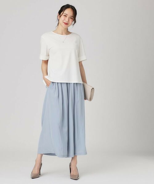 COUP DE CHANCE / クードシャンス ショート・ハーフ・半端丈パンツ | 【手洗い可／ウエストゴム】スカーチョ | 詳細9