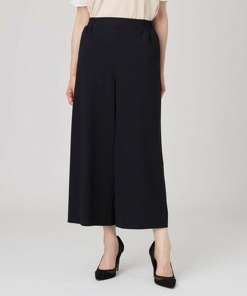 COUP DE CHANCE / クードシャンス ショート・ハーフ・半端丈パンツ | 【手洗い可／ウエストゴム】ジャージワイドパンツ | 詳細8