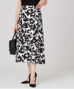 COUP DE CHANCE / クードシャンス スカート | 【手洗い可／日本製】花柄フレアスカート