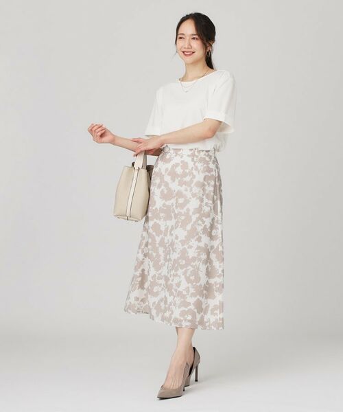 COUP DE CHANCE / クードシャンス スカート | 【手洗い可／日本製】花柄フレアスカート | 詳細6