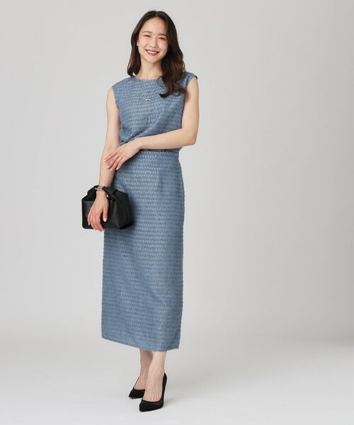 COUP DE CHANCE / クードシャンス ロング・マキシ丈スカート | 【手洗い可/日本製】ジャカードのロングスカート | 詳細7