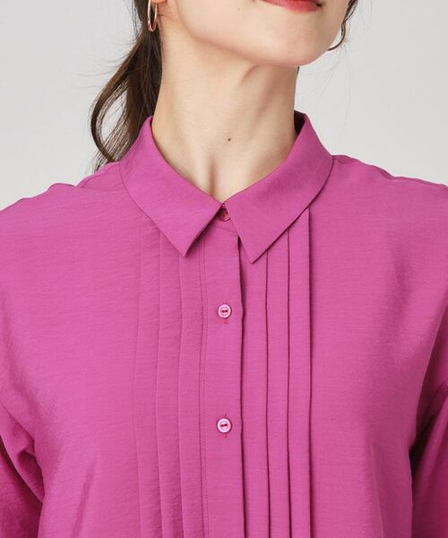 COUP DE CHANCE / クードシャンス シャツ・ブラウス | 【手洗い可】タックデザインブラウス | 詳細15