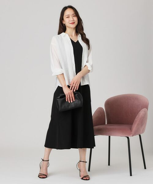COUP DE CHANCE / クードシャンス シャツ・ブラウス | 【手洗い可】タックデザインブラウス | 詳細2