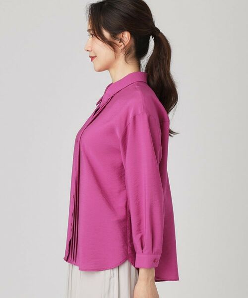 COUP DE CHANCE / クードシャンス シャツ・ブラウス | 【手洗い可】タックデザインブラウス | 詳細20