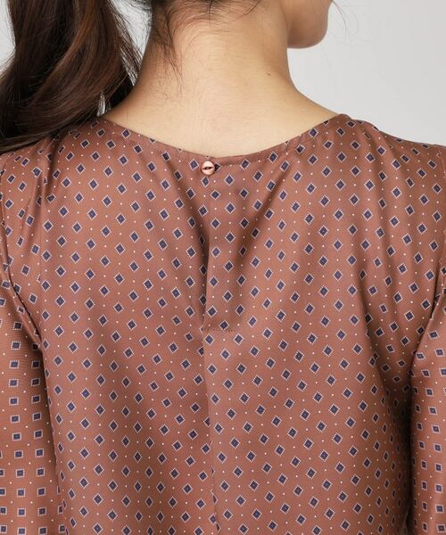 COUP DE CHANCE / クードシャンス シャツ・ブラウス | 【手洗い可／日本製】小紋柄フレアスリーブブラウス | 詳細14