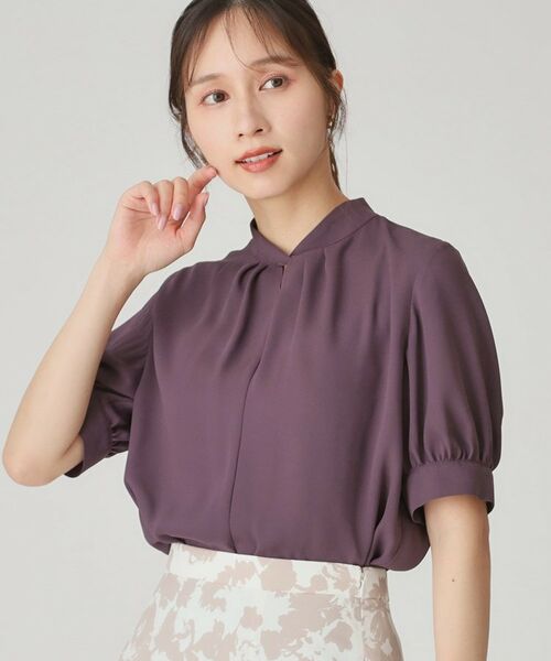 COUP DE CHANCE / クードシャンス シャツ・ブラウス | 【手洗い可／日本製】パフスリーブブラウス | 詳細10