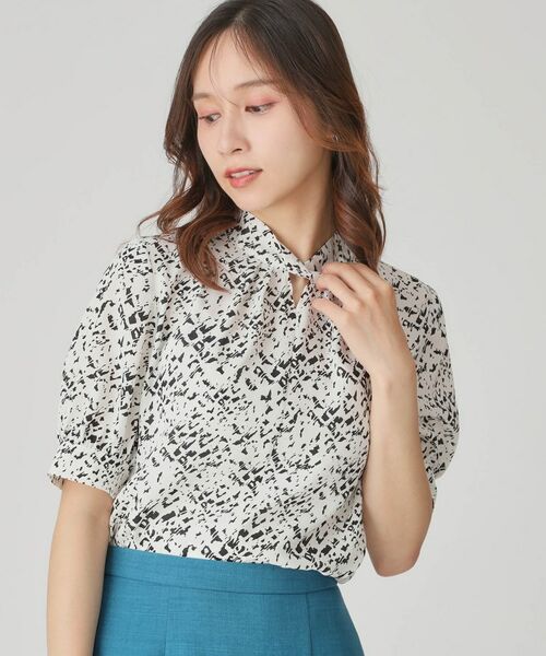 COUP DE CHANCE / クードシャンス シャツ・ブラウス | 【手洗い可／日本製】パフスリーブブラウス | 詳細13