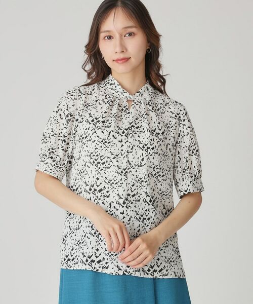 COUP DE CHANCE / クードシャンス シャツ・ブラウス | 【手洗い可／日本製】パフスリーブブラウス | 詳細21