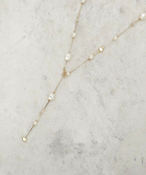 COUP DE CHANCE / クードシャンス ネックレス・ペンダント・チョーカー | スパークルフェイクパール【2WAY使用／パール風】 | 詳細1