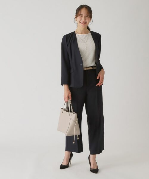 COUP DE CHANCE / クードシャンス ノーカラージャケット | 【手洗い可/通勤】ノーカラージャケット | 詳細6