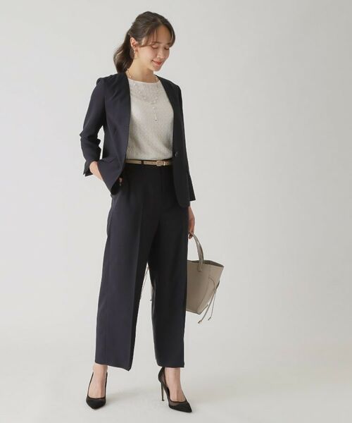 COUP DE CHANCE / クードシャンス ノーカラージャケット | 【手洗い可/通勤】ノーカラージャケット | 詳細7