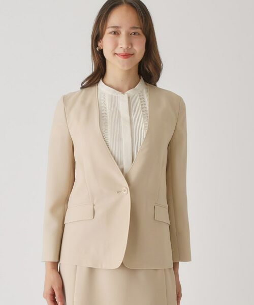 COUP DE CHANCE / クードシャンス ノーカラージャケット | 【手洗い可/通勤】ノーカラージャケット | 詳細9