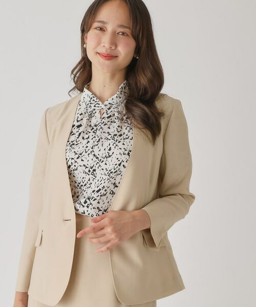 楽天市場】COUP DE CHANCE ノーカラージャケットの通販